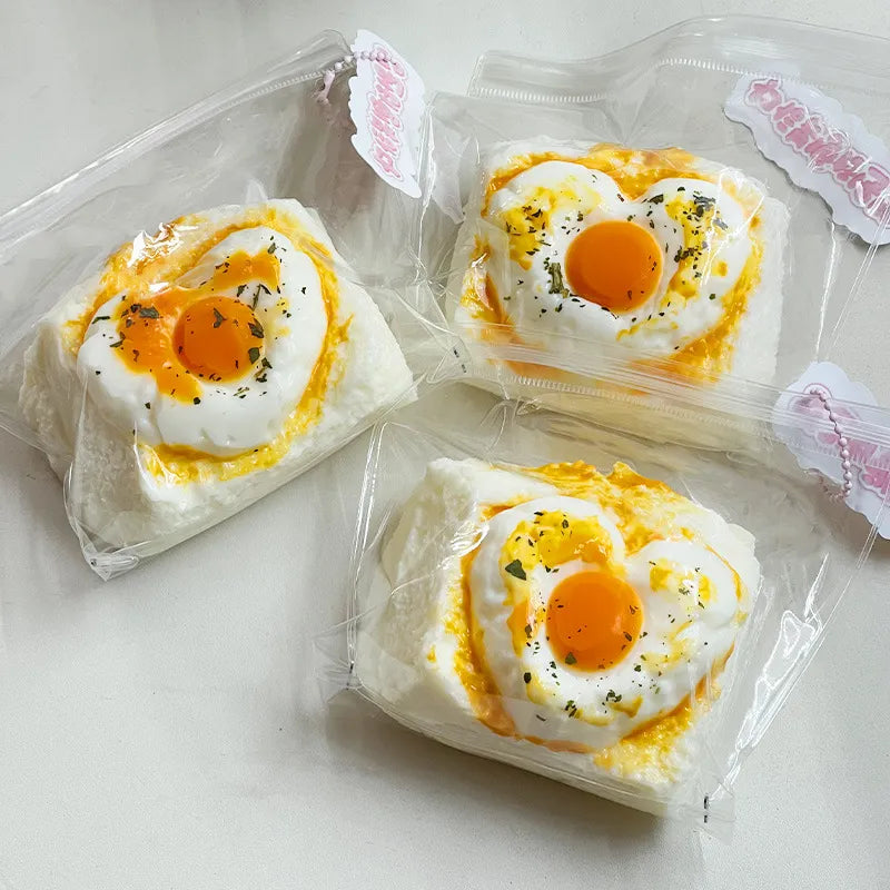 Sunny Egg Toast Squishy