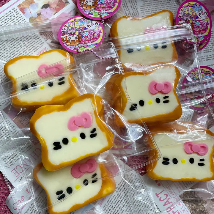 Kitty Cat Toast Squishy