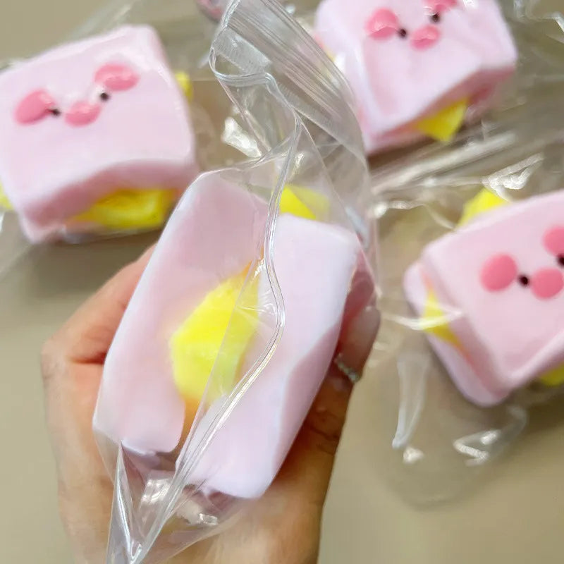 Piggy Cream Toast Squishy